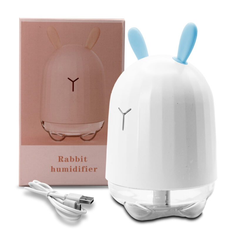 Humidificador Difusor USB en forma de Conejo con Luz LED JSQPB09