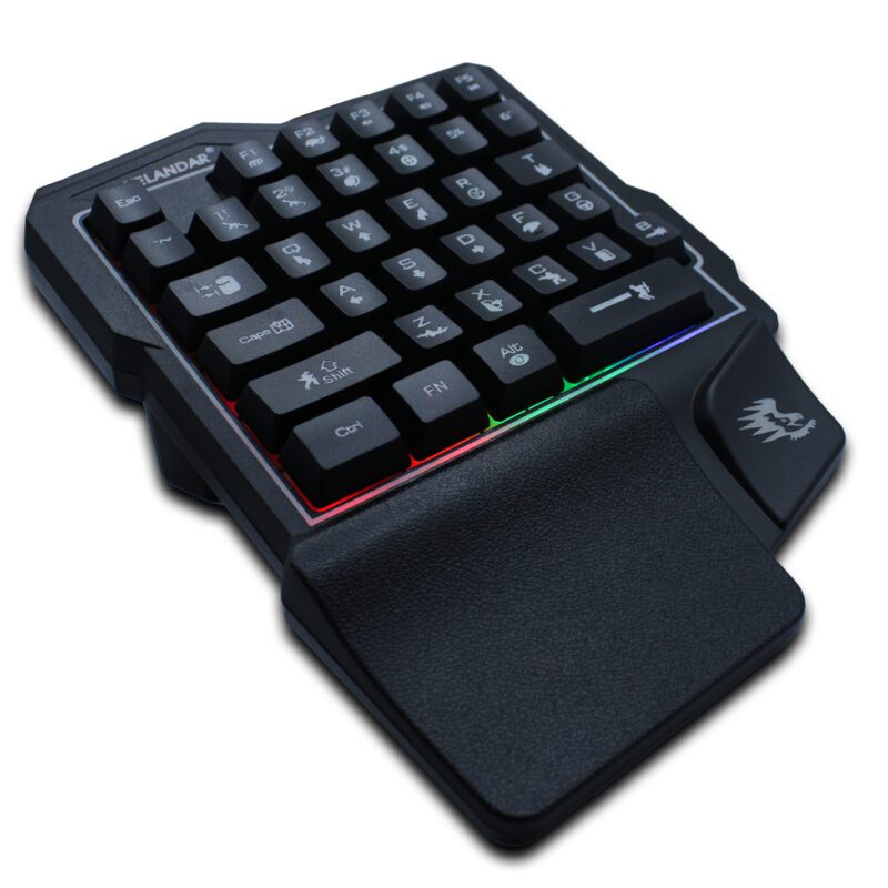 Teclado Gaming de Una Mano con Retroiluminación K7 - Imagen 4