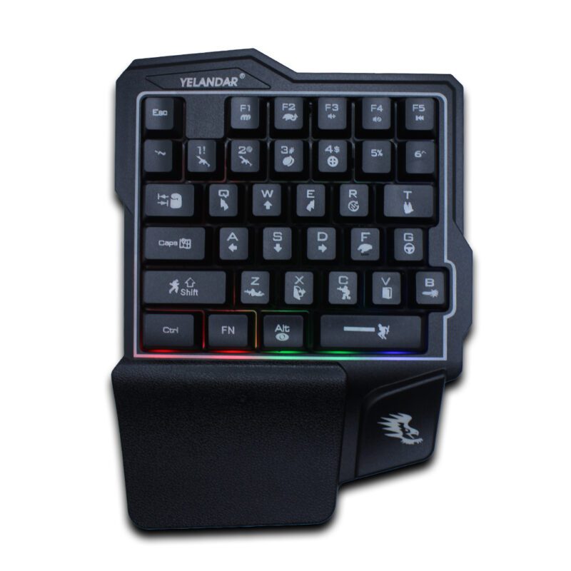 Teclado Gaming de Una Mano con Retroiluminación K7 - Imagen 3