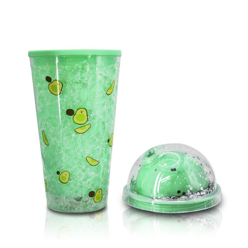 Vaso de Acrílico de 400ml de Doble Pared con Gel Térmico y Estampados Divertidos PB64 - Imagen 41