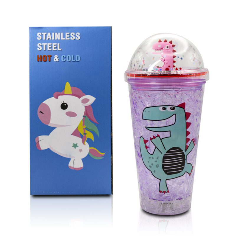 Vaso de Acrílico de 400ml de Doble Pared con Gel Térmico y Estampados Divertidos PB64 - Imagen 33