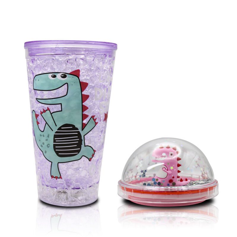 Vaso de Acrílico de 400ml de Doble Pared con Gel Térmico y Estampados Divertidos PB64 - Imagen 34