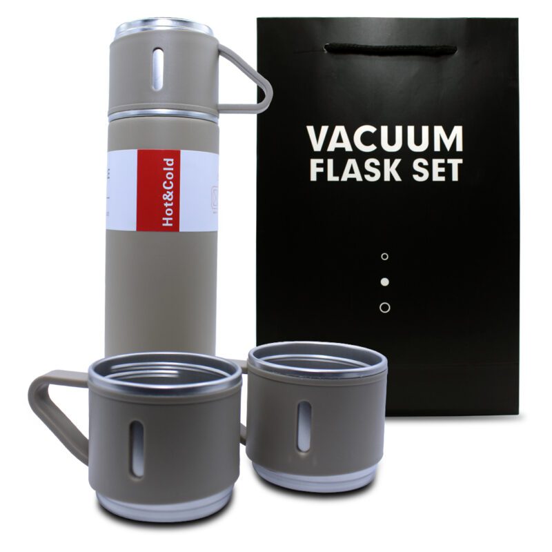 Termo de Acero Inoxidable con Tazas para Viaje de 500mL BT301
