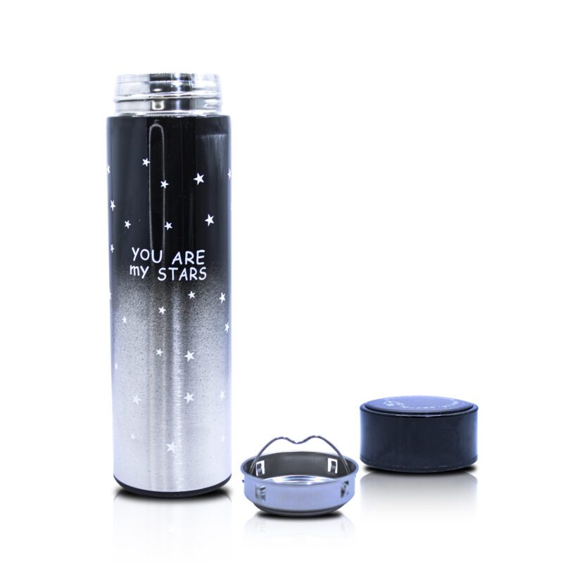 Termo de Acero Inoxidable de 500ml con Infusor y Medidor de Temperatura BWBH605 - Imagen 2