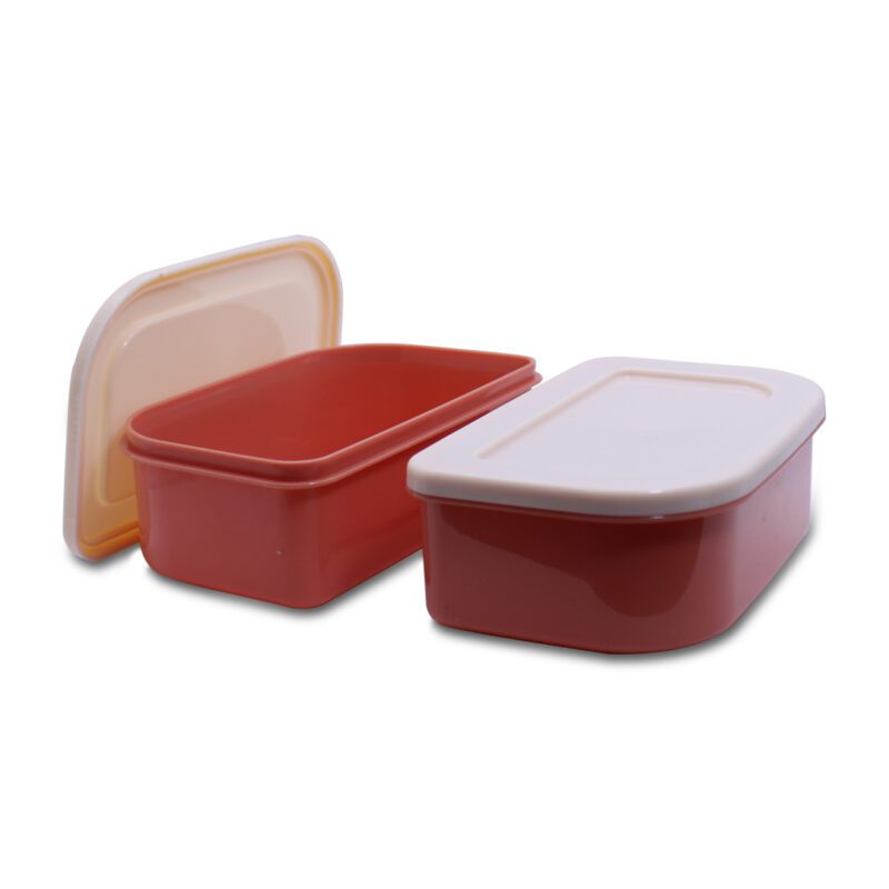 Tupper, Contenedor para Lunch, Bento de 2 Niveles con Tres Contenedores y Cubiertos YUDA16117 - Imagen 13