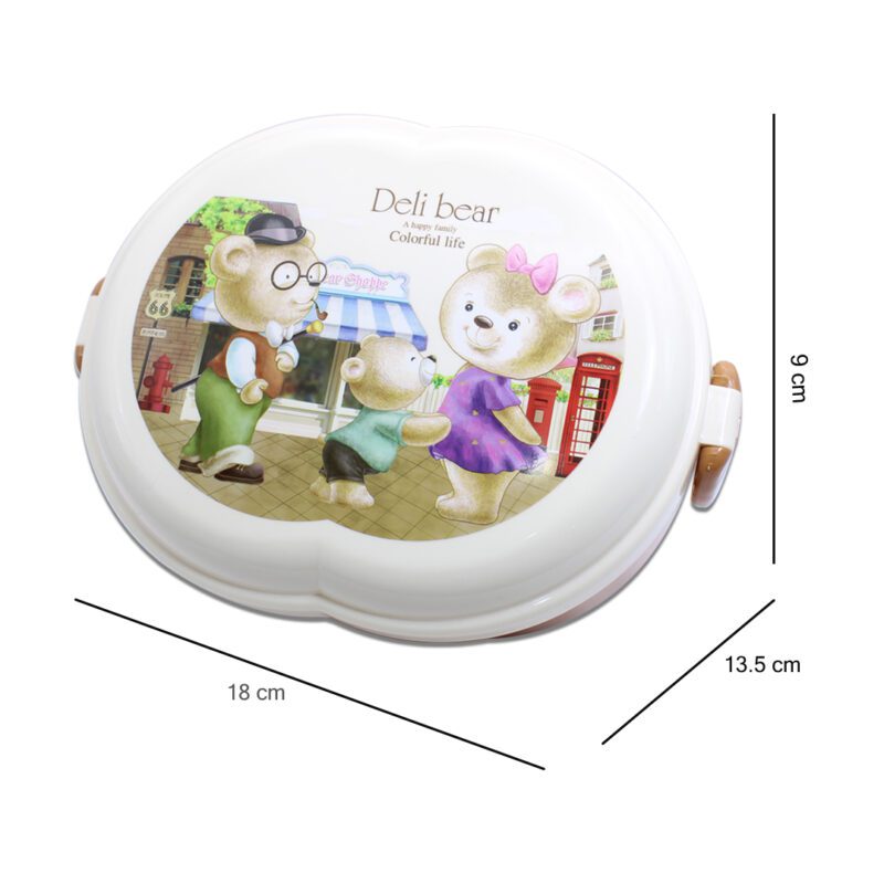 Tupper, Contenedor para Lunch, Bento Box, Lunch Box  con Divisor y Cubiertos YUDA16145 - Imagen 5