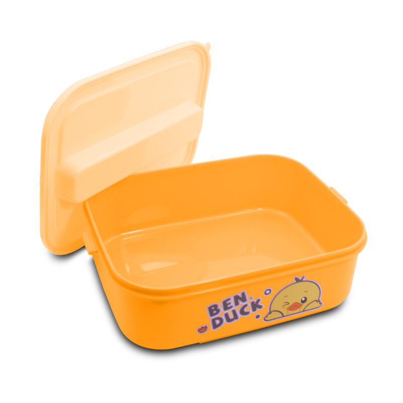 Tupper, Contenedor para Lunch, Bento de 2 Niveles con Tres Contenedores y Cubiertos YUDA16117 - Imagen 4