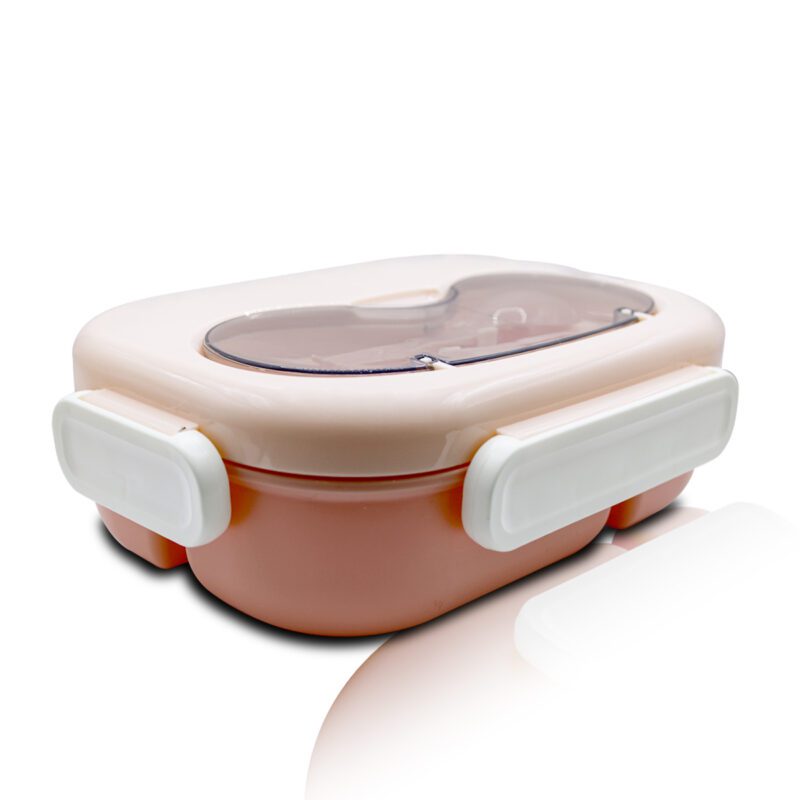 Tupper, Contenedor para Lunch Rectangular con Tres Divisores y Cubiertos YUDA16288 - Imagen 9
