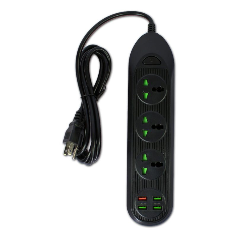 Multicontacto de 4 Entradas y 4 Puertos USB Carga Rápida ARCP03 - Imagen 2