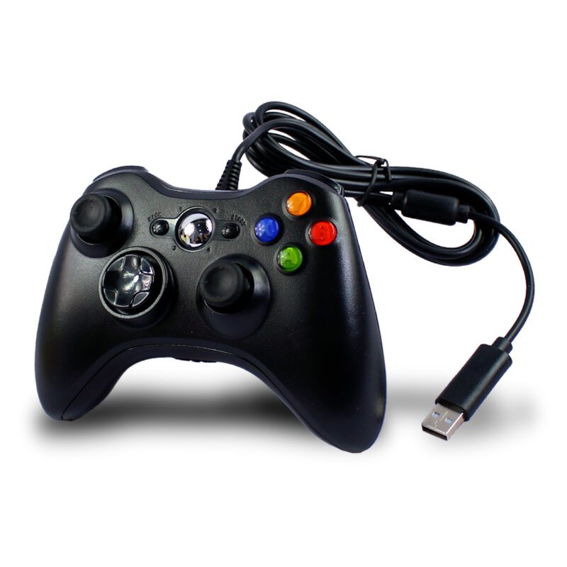 Control USB para Videojuegos Ridgeway con Estilo Inspirado en Xbox 360 XB360A - Imagen 2