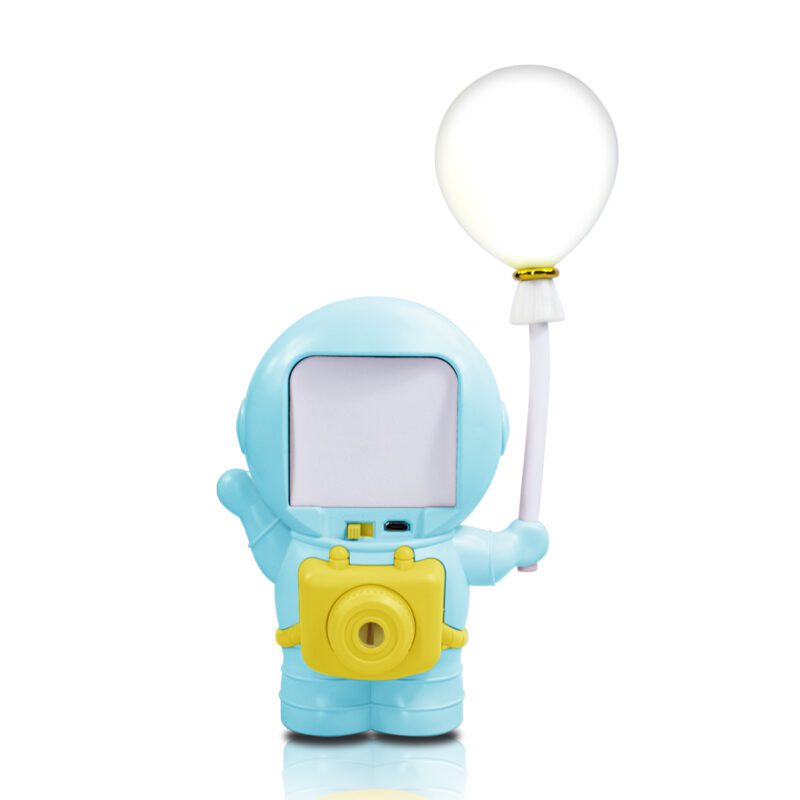 Lámpara LED de Escritorio Recargable con Sacapuntas y Figura de Animal Astronauta LED1203 - Imagen 15