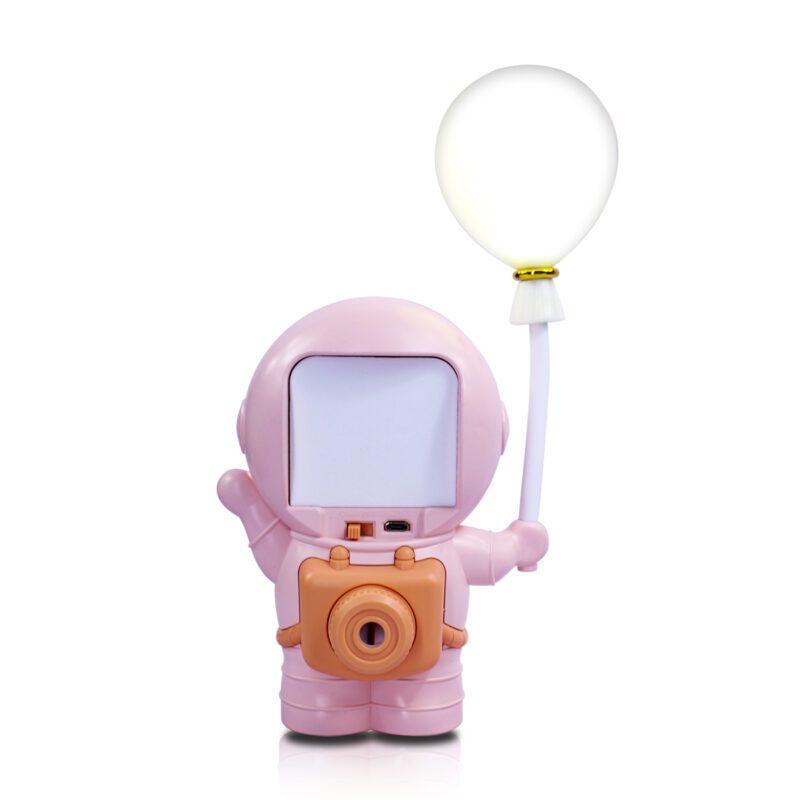 Lámpara LED de Escritorio Recargable con Sacapuntas y Figura de Animal Astronauta LED1203 - Imagen 19