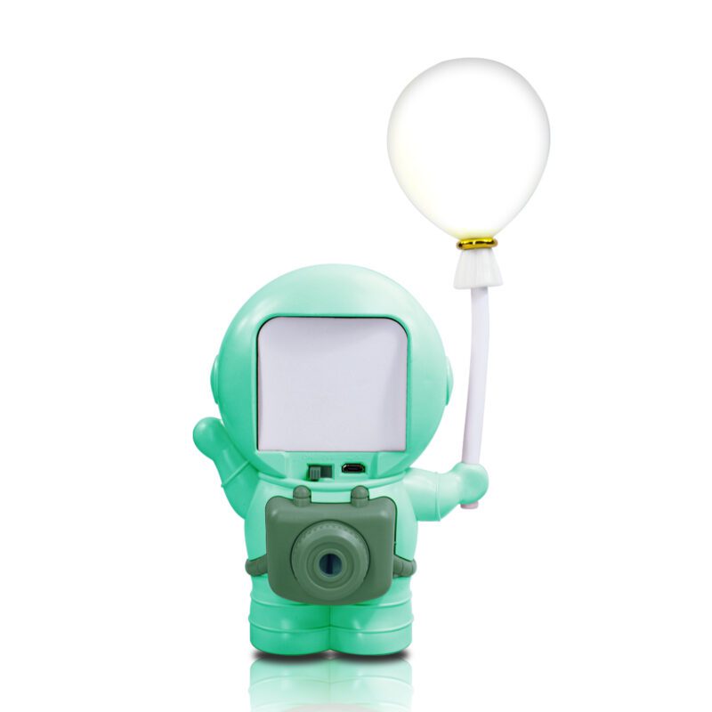 Lámpara LED de Escritorio Recargable con Sacapuntas y Figura de Animal Astronauta LED1203 - Imagen 22
