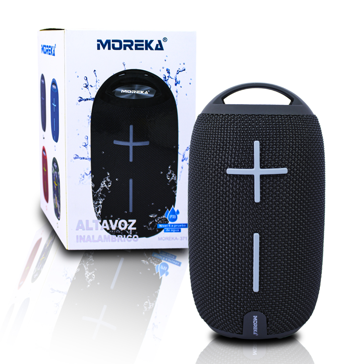 Bocina Bluetooth Moreka 300 TF Card Radio FM Resistente al agua – Moreka  Shop