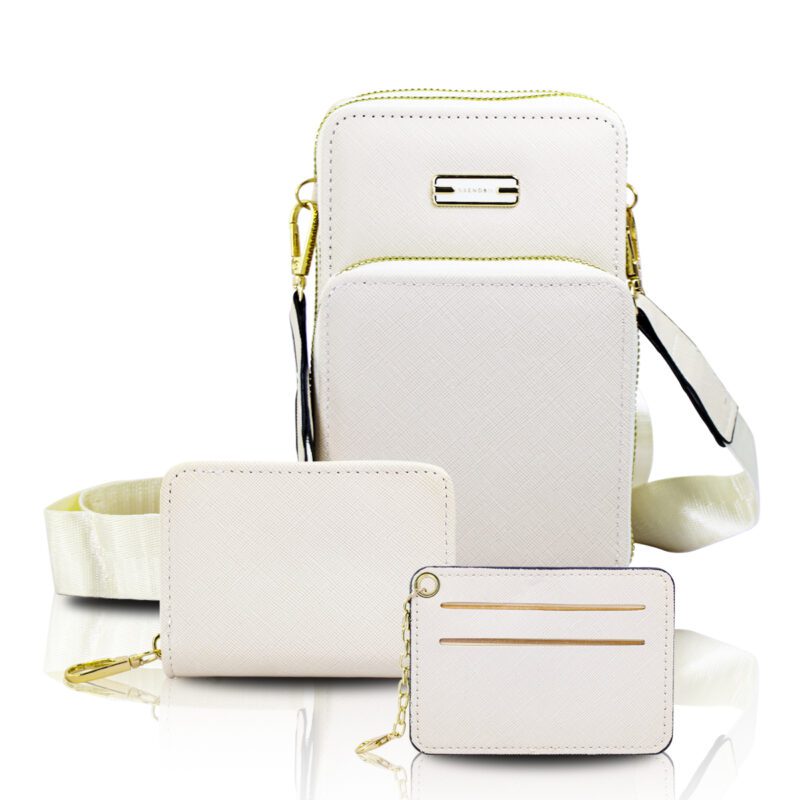 Combo de Bolsa Crossbody, Monedero y Tarjetero GRENOBIL D3981- - Imagen 6