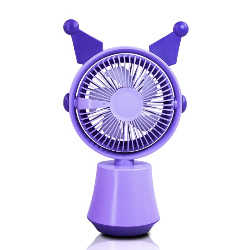 Mini Ventilador Sanrio De Escritorio Recargable Con Oregitas Kawaii - Imagen 7
