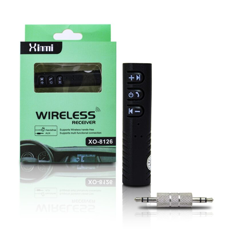 Receptor Bluetooth Recargable Manos Libres Auxiliar 3.5mm