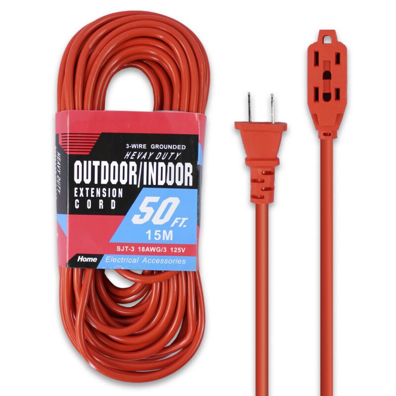 Extensión Multicontacto Naranja 15 Metros Extensión universal