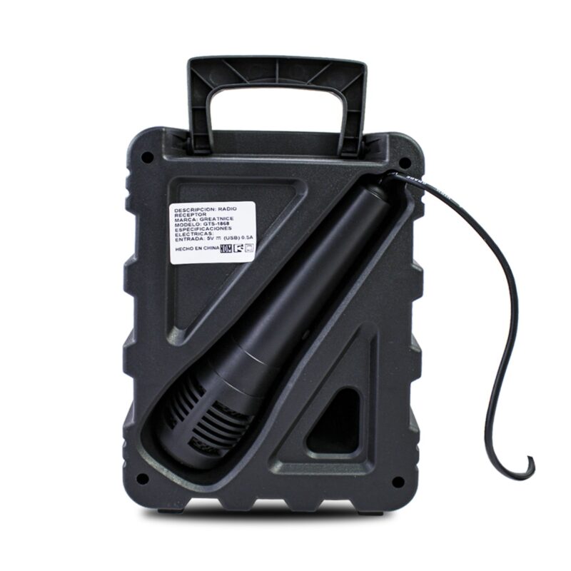 Bocina Bluetooth Gts-1868 4 Pulgadas Con Micrófono - Imagen 3
