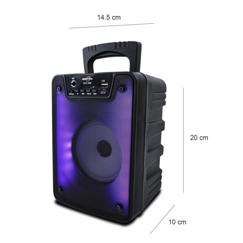 Bocina Bluetooth Gts-1868 4 Pulgadas Con Micrófono - Imagen 2