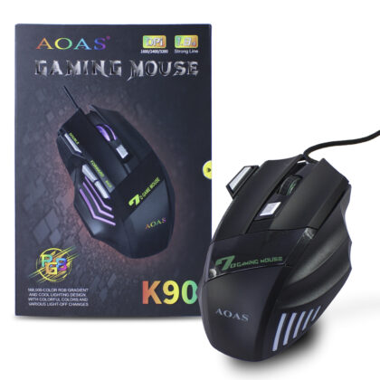 Ratón Gamer Alámbrico PBM34 Con luz RGB