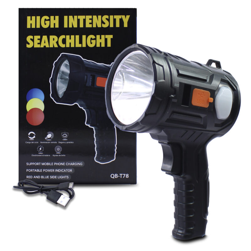 Reflector Recargable De Luz fría tres modos de iluminación QB-17B