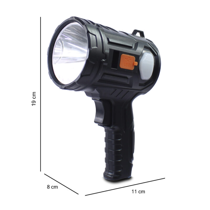 Reflector Recargable De Luz fría tres modos de iluminación QB-17B - Imagen 8