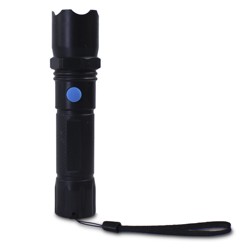 Linterna de Mano Recargable USB, Alcance de Hasta 200 Metros DT915 - Imagen 3
