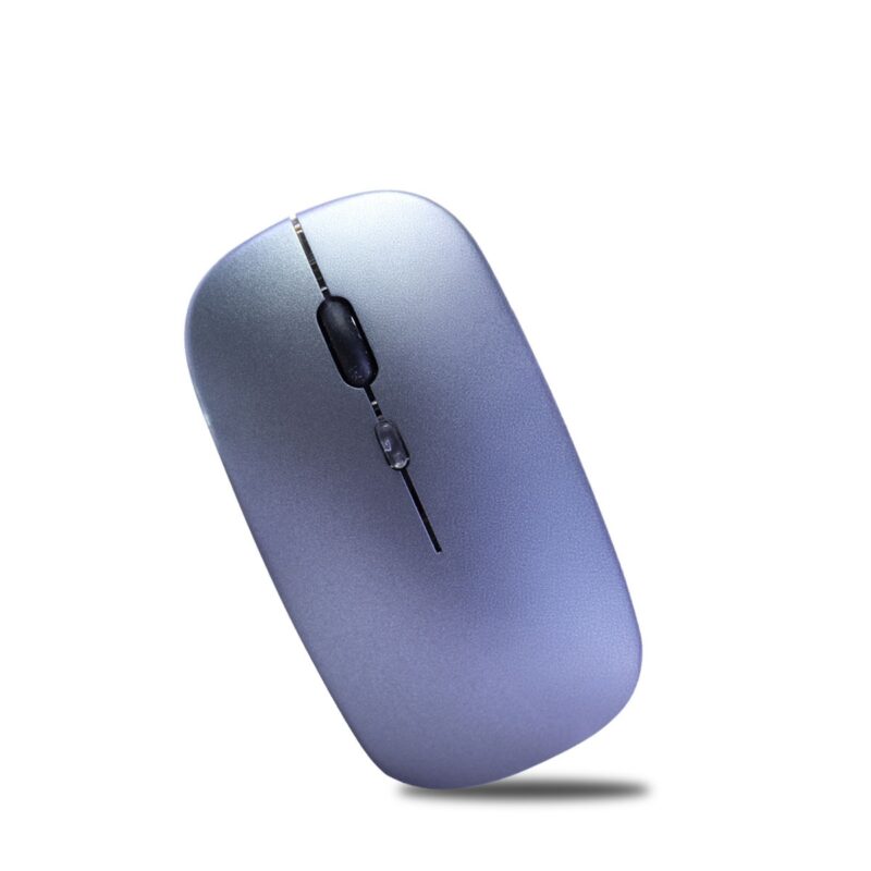 Mouse Inalambrico Silenciosoa Uso De Oficina Recargable BT 5.0 Adaptador 2.4G Con Luz RGB PLAYBOX PBM36 - Imagen 6