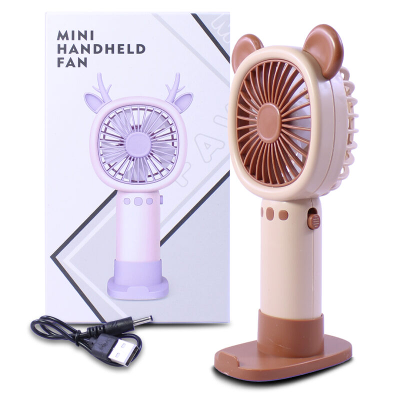 Ventilador JL8858K De Mano Recargable Portatil con base - Imagen 22