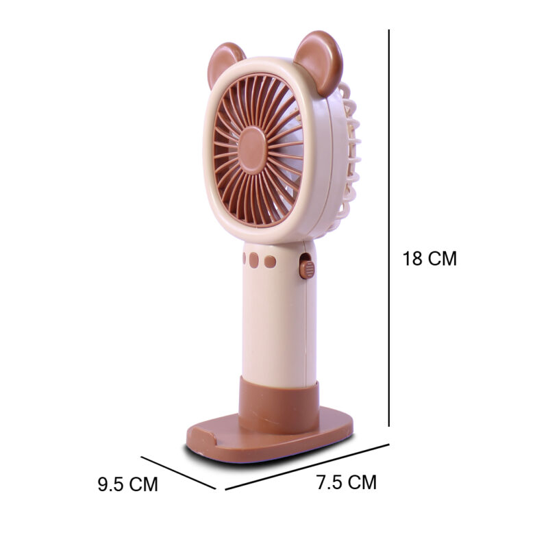 Ventilador JL8858K De Mano Recargable Portatil con base - Imagen 21